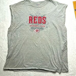 Smaller men’s, Cincinnati Reds baseball muscle shirt, tank top size 2XL 2x xxl